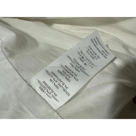 J.Crew Women's White Linen Blazer Size 2, NWT - Picture 4 of 5